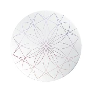 Светильник светодиодный ДБО-18w 6500К 1380м IP20 матовый рисунок с декоративным узором Астра