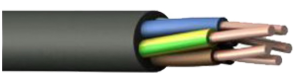 Кабель силовой ВВГнг(А)-LSLTx 5х16,0 ок (N,PE) - 0,66 кВ ТРТС