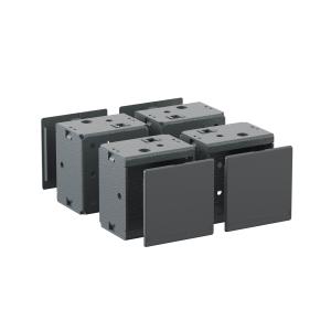 Комплект угловых элементов с пластиковыми заглушками, В =100 мм, 1 кмп = 4 шт.