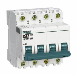 Выключатель автоматический четырехполюсный 32А С ВА-101 4.5кА