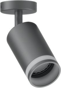 Светильник ДБО GU10 без лампы наклонный черный