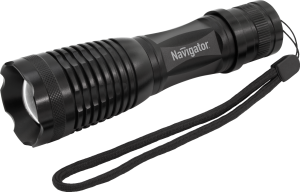 Фонарь светодиодный NPT-CM11-3AAA CREE 3Вт LED 130лм 200м ировка металл