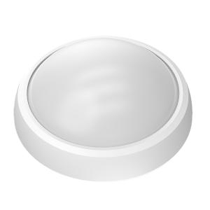 Светильник светодиодный ДБП 8 Вт 670 лм 4000К AC 220В Белый IP54 круг D175х76мм Пластик ЖКХ Qplus Gauss