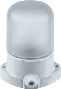 Светильник НПБ-60w термостойкий для бани и сауны прямое основание белый IP54