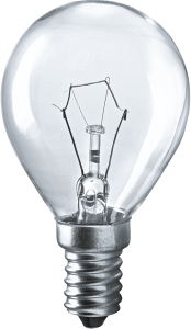 Лампа накаливания декоративная ДШ 40вт Р45 230в Е14 (шар)