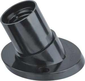 Патрон настенный Е27 карболитовый черный