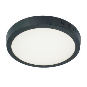 Светильник светодиодный ДПО-18w 4000K 1260Лм черный