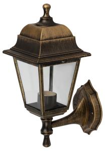 Светильник настенный НБУ 04-60-001 четырехгранный под бронзу IP44 Е27 max60Вт