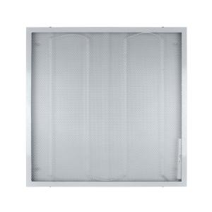 Светильник светодиодный потолочный универсальный. (4000K). Рассеиватель ''призма''. Встроенный и/п. Корпус белый .