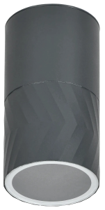 LIGHTING Светильник уличный 5110 потолочный под лампу GU10 IP65 серый IEK