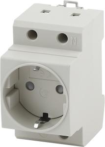 Розетка на DIN-рейку PRO MRD10-16-E 16А с заземлением