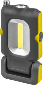 Фонарь светодиодный NPT-W07-ACCU 1Вт LED+3Вт COB LED аккумуляторный пластик