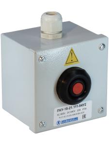 Пост управления ПКУ-15-21.111-54У2 (ВК30-10-11110-54(1з+1р) красная + PG-13,5)