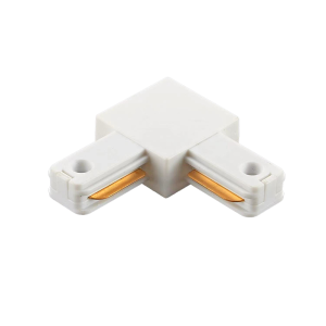 Коннектор белый (пластик) L- обр. PTR P CL-WH