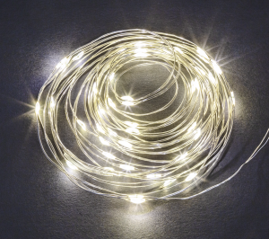 Гирлянда новогодняя светодиодная NGF-D049-05 микро роса WW