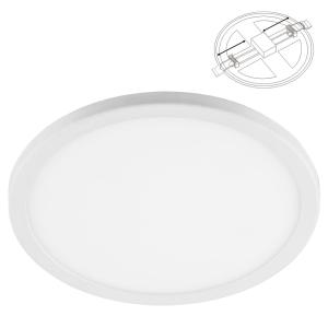 Светильник светодиодный ДВО-9w 6400К 720Лм slim белый с регулируемым монтажным диаметром (до 100мм)