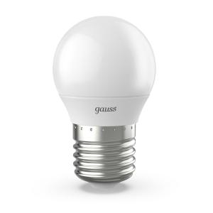 Лампа светодиодная LED 6.5 Вт 550 лм 4100К шар P45 нейтральный E27 AC 220В Black