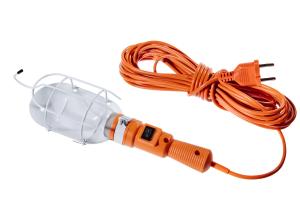 Светильник переносной 60вт 25м с выключателем и с решеткой