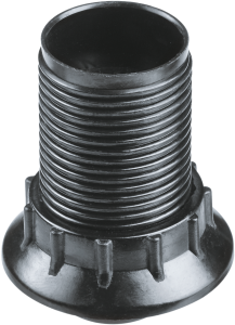 Патрон люстровый Е14 карболитовый с кольцом черный