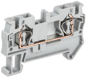 Клемма пружинная КПИ 2в-4 41А серый