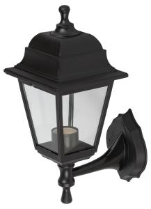 Светильник настенный НБУ 04-60-001 четырехгранный черный IP44 Е27 max60Вт