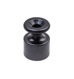 Изолятор для наружного монтажа, пластик, цвет     черный (100 шт/уп)