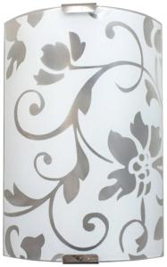 Светильник НББ-21-60 М21 Эрика 150х220 матовый белый/клипсы штамп металлик индивидуальная упаковка