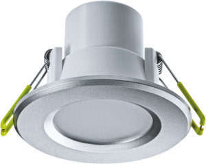 Светильник светодиодный ДВО-5Вт 3000К 350Лм серебро IP44