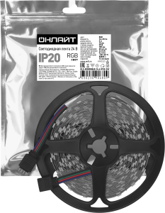 Лента светодиодная 14.4Вт/м 24В RGB IP20 60 LED/м OLS-5050 5м
