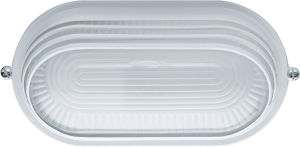 Светильник НПП-60w термостойкий овальный козырек IP54 белый