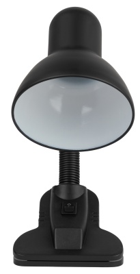 Светильник настольный на прищепке черный матовый N-102-E27-40W-BK