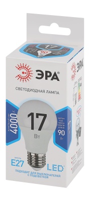 Лампа светодиодная LED 17 Вт 1360Лм 4000К груша нейтральный E27 170-265В LED A60-17W-840-E27 Standart