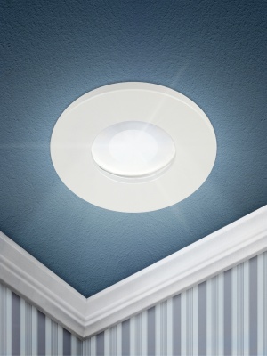 Светильник встраиваемый влагозащищенный WR3 WH MR16/GU5.3, IP44, белый