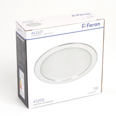 Светильник светодиодный ДВО-7w 4500К 560Лм белый