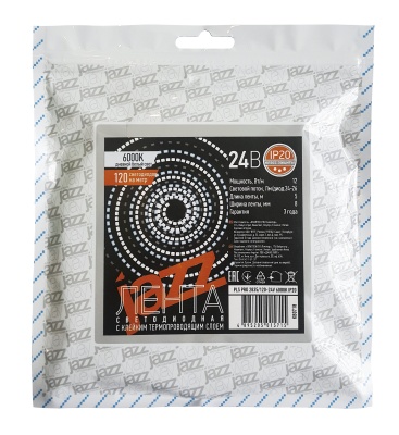 Лента светодиодная PLS PRO 2835/120-24V - 3000K IP20 5m Jazzway