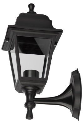 Светильник настенный НБУ 04-60-001 четырехгранный черный IP44 Е27 max60Вт