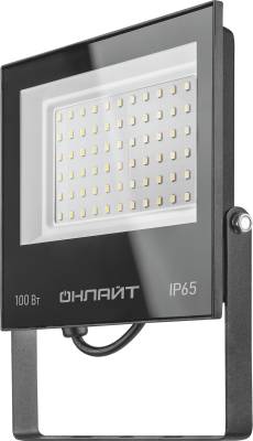 Прожектор светодиодный ДО-100w OFL-03-100-6.5K-BL-IP65-LED
