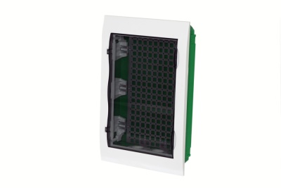 Корпус встраиваемый с прозрачной дверью 3ряд/36мод 2 розетки City9 Box IT к