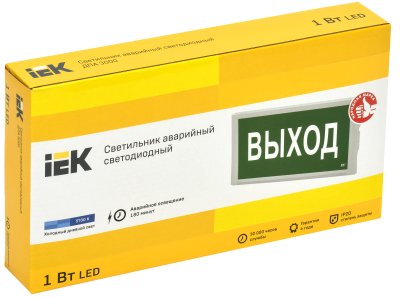 LIGHTING Светильник аварийный ДПА 3000 постоянного/непостоянного действия 3ч IP20 IEK