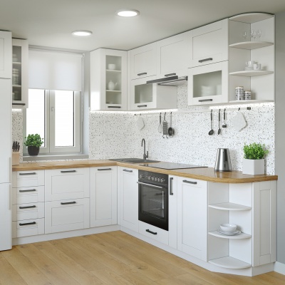 Светильник светодиодный ДВО 12 Вт 1000 лм 4000К AC 220В IP20 круг D145х26мм монт d120мм Пластик Basic Gauss