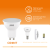 Лампа светодиодная LED 5.5 Вт 430 лм 3000К софит MR16 теплый GU10 AC 220В Elementary Gauss