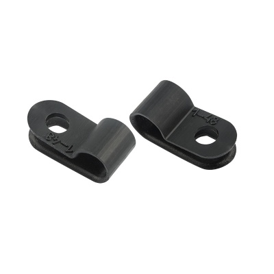 Кабельная скоба под винт  5 мм, черная,     упаковка 50 шт (etm07-4405-1), REXANT