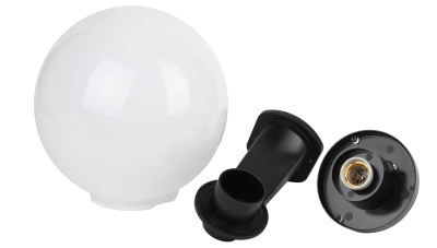 Светильник настенный НБУ 01-60-251 шар опаловый IP44 Е27 max60Вт d250mm с настенным крепежом