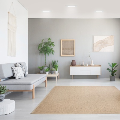 Светильник светодиодный ДВО 18 Вт 1600 лм 4000К AC 220В IP20 квадрат 170х170х26мм монт разм 140х140мм Пластик Basic Gauss