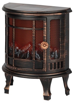 Новогодний декоративный светильник камин Печь, черный, 3 LED, 2*LR14(C), USB, 24*17*33 см EGNIK -P02