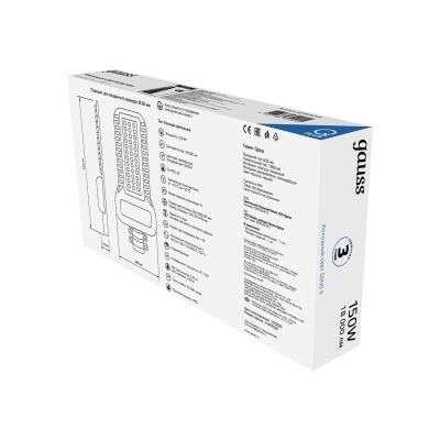 Светильник уличный консольный ДКУ 150 Вт 18000 лм 5000К AC 220В IP65 535х260х64мм широкая КСС Ш Qplus Gauss