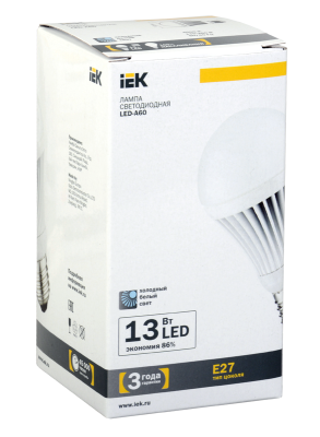 Лампа светодиодная LED 13вт E27 белый