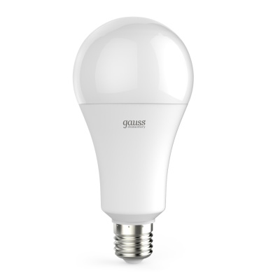 Лампа светодиодная LED 30 Вт 2390 лм 6500К А70 груша холодный E27 AC 220В Elementary Gauss