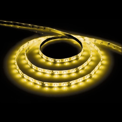 Лента светодиодная LEDх60/м 5м 4.8w/m 12в IP65 желтый