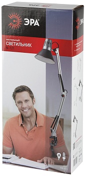 Светильник настольный на струбцине белый N-121-E27-40W-W ЭРА